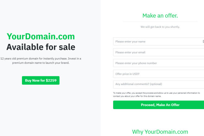 I will help sell your domain name with appraisal and landing page