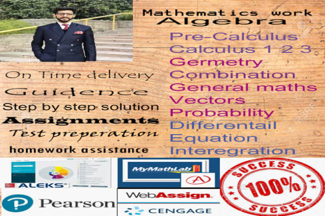 I will help you in doing maths, calculus, algebra, physics work