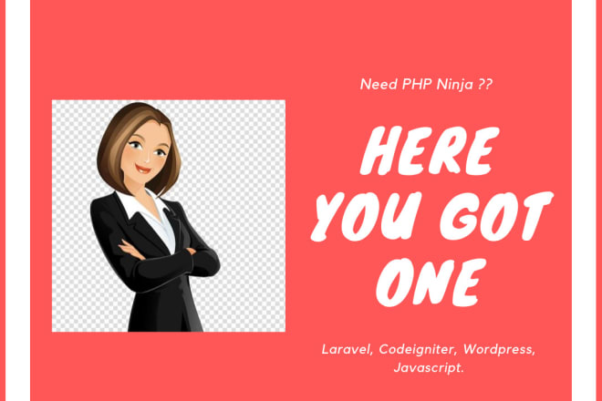 I will help you with anything on php, laravel, codeigniter