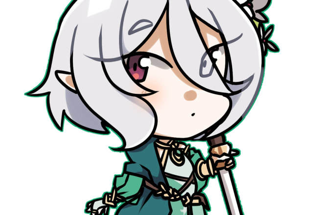 I will illustrate a character as a chibi