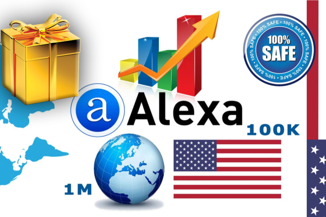 I will improve global and USA alexa rank with traffic and backlink