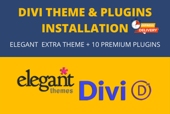 I will install divi theme and plugin with liftime update