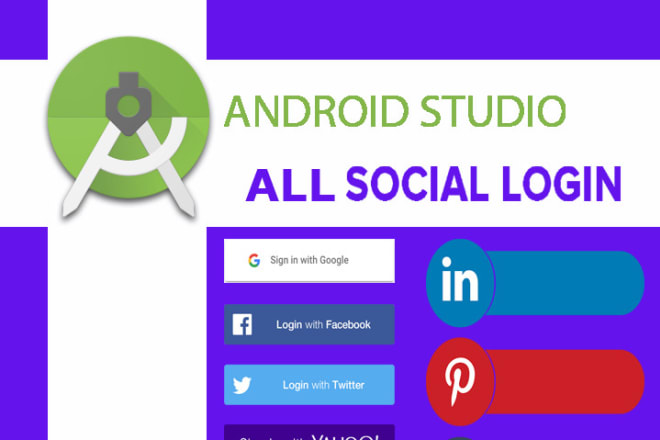 I will integrate any social login api in your android app