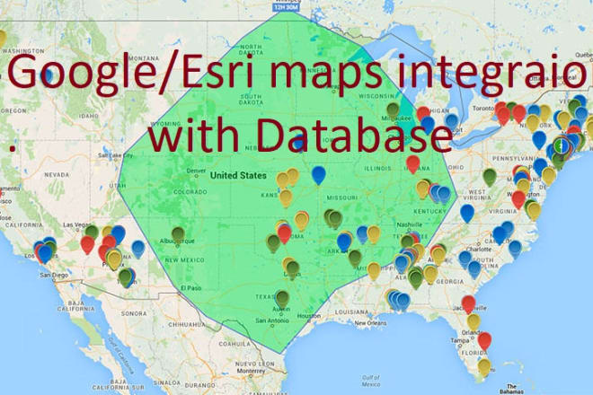 I will integrate google maps and esri maps API in your website
