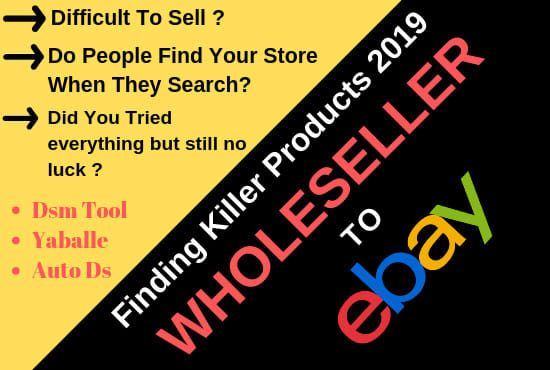 I will list products from wholesaler to ebay manual dropshipping