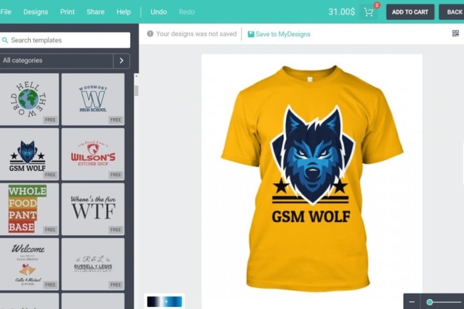 I will make a tshirt printing, designing ecommerce website with wordpress