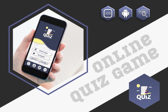 I will make android quiz app online quiz app offline quiz app