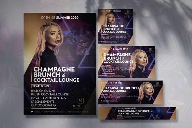 I will make pro party flyer design, facebook cover, event poster