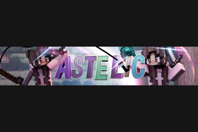 I will make professional minecraft banner and profile picture for you