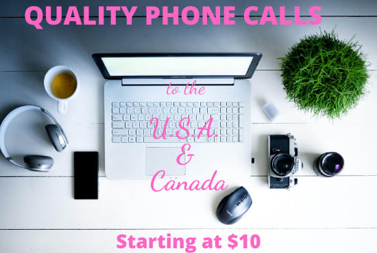 I will make the best professional phone calls for you