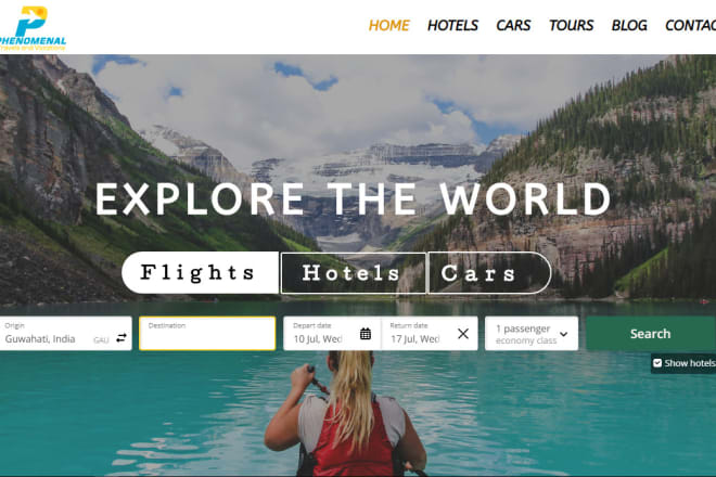 I will make travel affiliate website for passive income