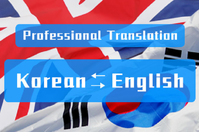 I will manually translate korean into english and vice versa