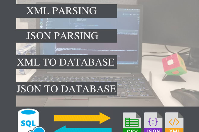 I will parse json and XML in php, java, javascript