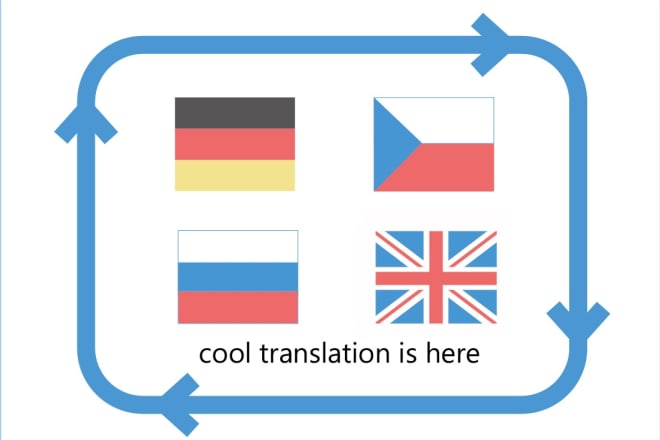 I will perfectly translate czech and german to russian and english