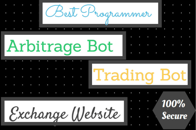 I will premium crypto exchange website arbitrage trading bot