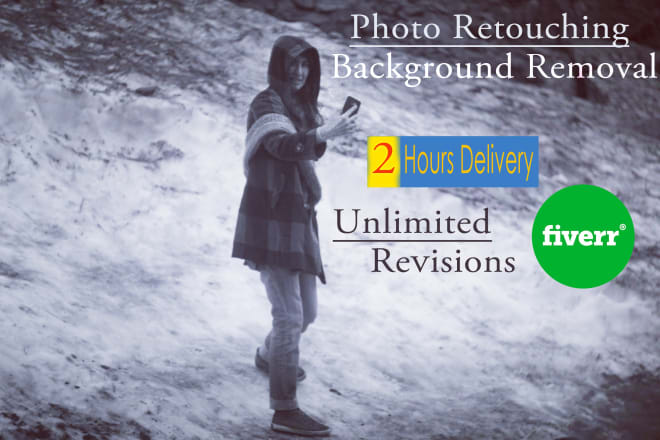 I will professionally edit 4 photos for online shop in 2 hours