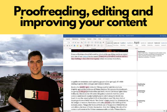 I will professionally proofread, edit and improve your content