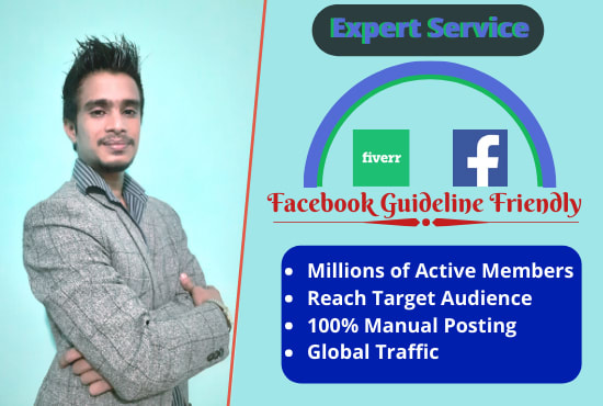 I will promote your facebook business page and create real traffic