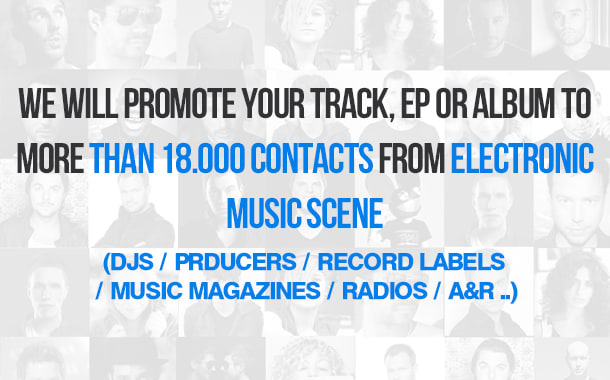 I will promote your tracks to more than 18000 top djs producers and record labels