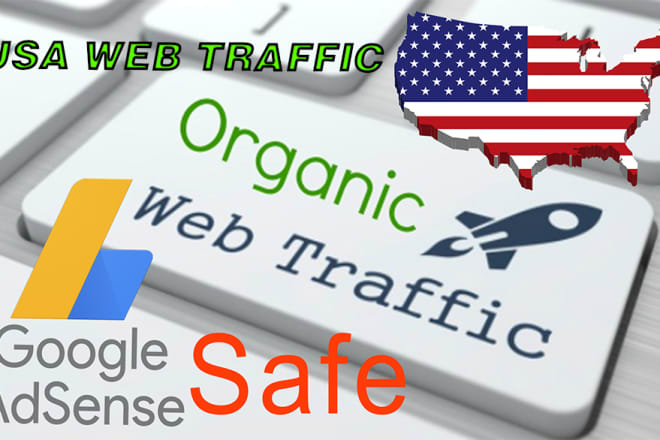 I will provide 100,000 USA keyword target,organic traffic,trackable with google adsense