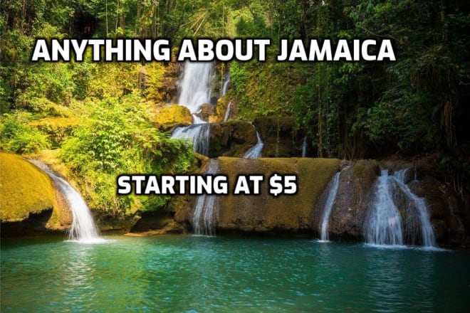 I will provide a personal travel itinerary for your trip to jamaica