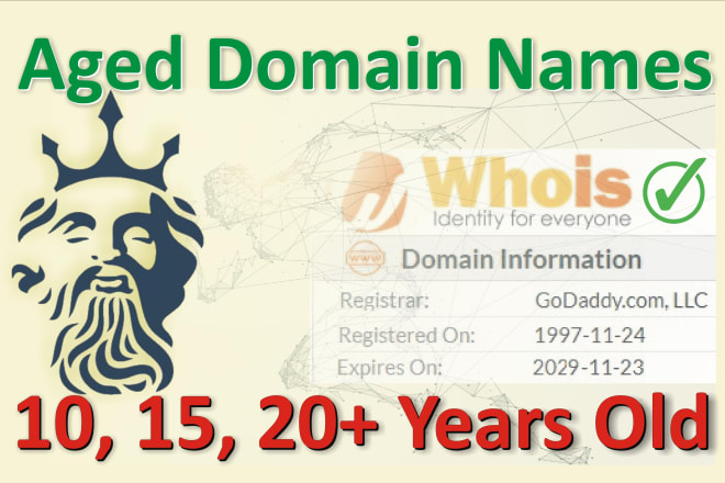 I will provide aged domain names with no drop history