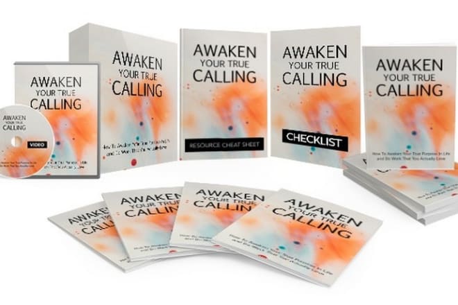 I will provide awaken your true calling plr ebook video and promo