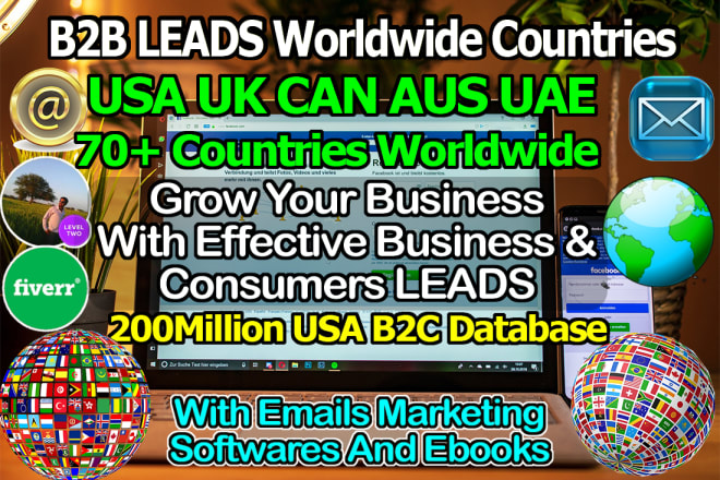 I will provide business leads USA UK can aus uae worldwide countries