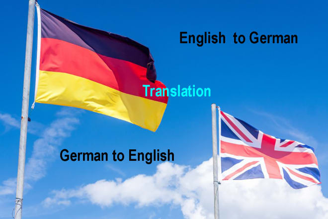 I will provide german, english translation