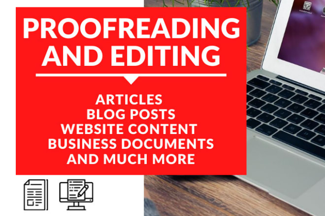I will provide professional proofreading and editing services