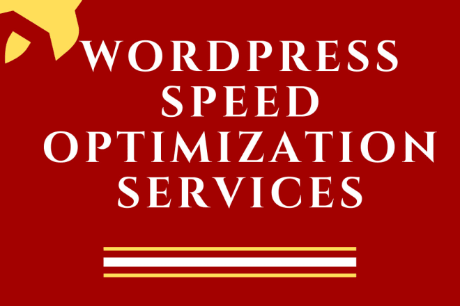 I will provide wordpress speed optimization services