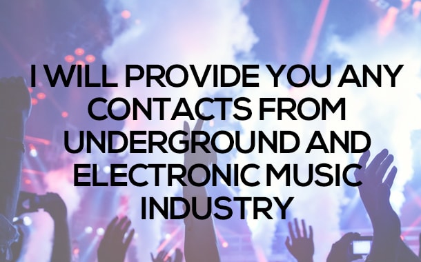 I will provide you any electonic music targeted list