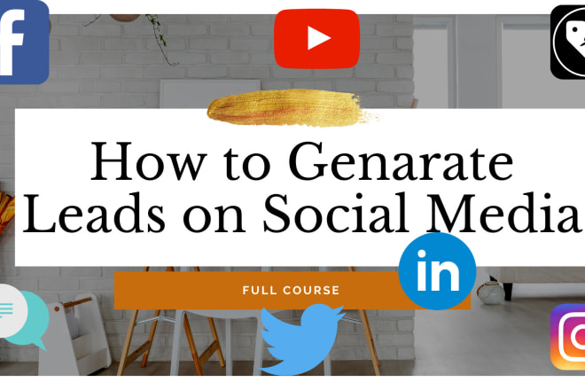 I will provide you social media lead generation course