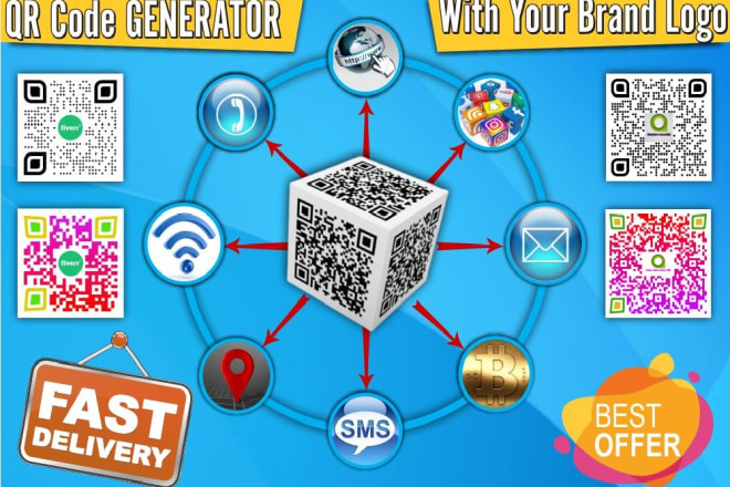 I will qr code generator jobs with your logo