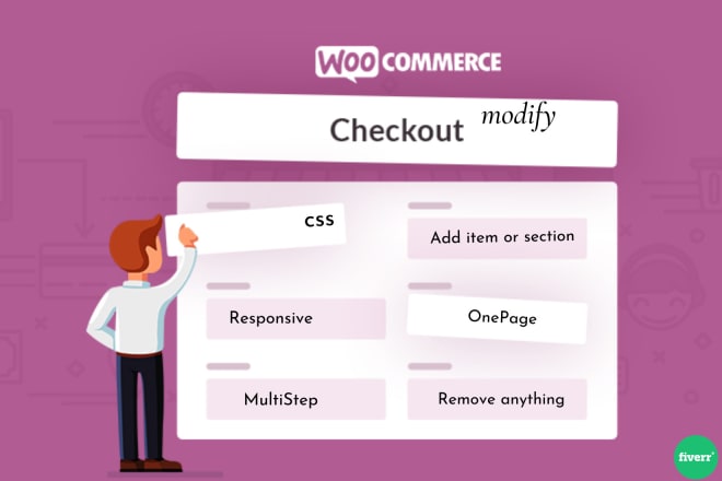 I will redesign woocommerce checkout page with your requirement