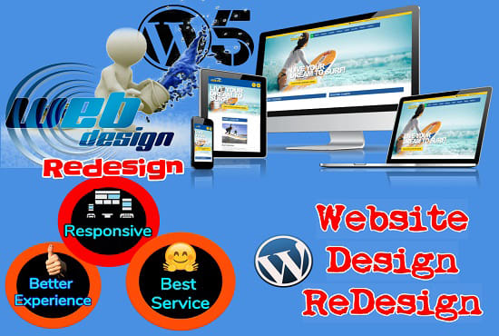 I will redesign wordpress website or design wordpress website