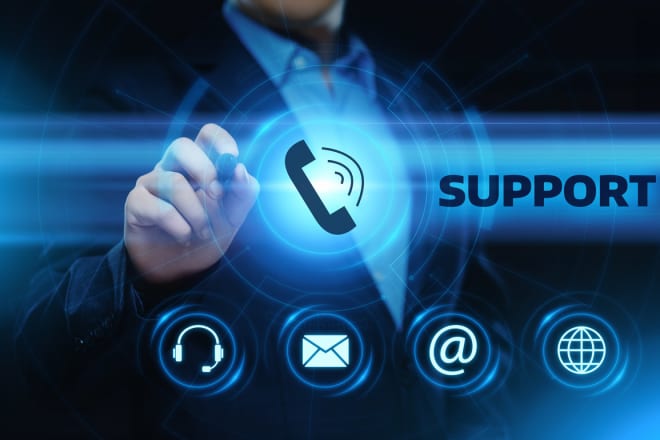 I will remote base online tech support