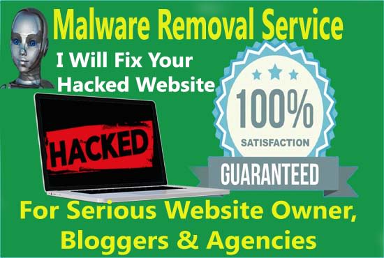 I will remove malware, virus, clean hacked wordpress, secure site
