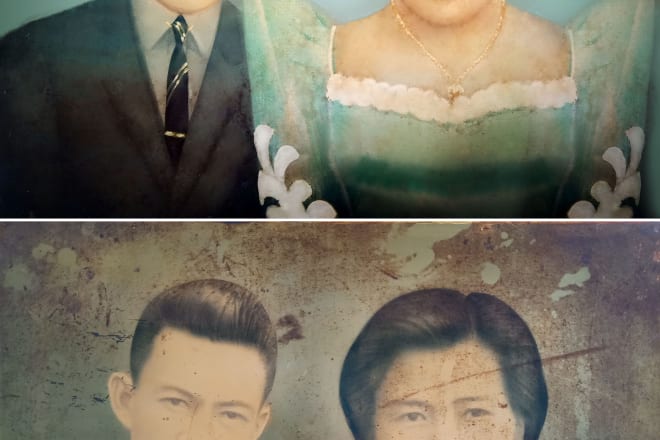 I will restore old damaged photos