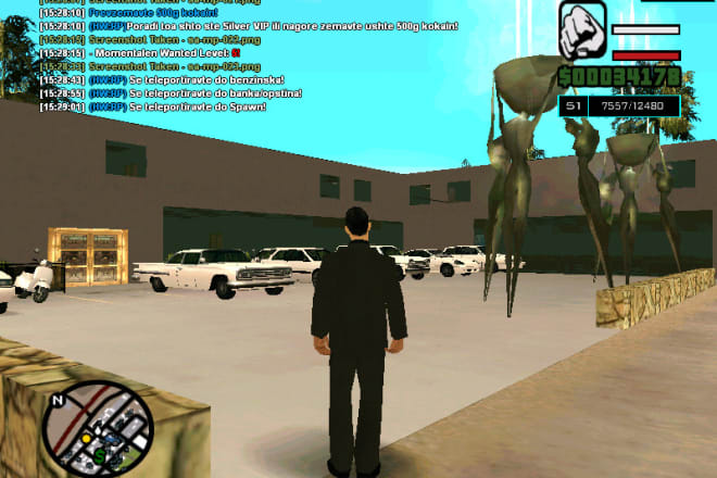 I will script a gta san andreas gamemode for your online server