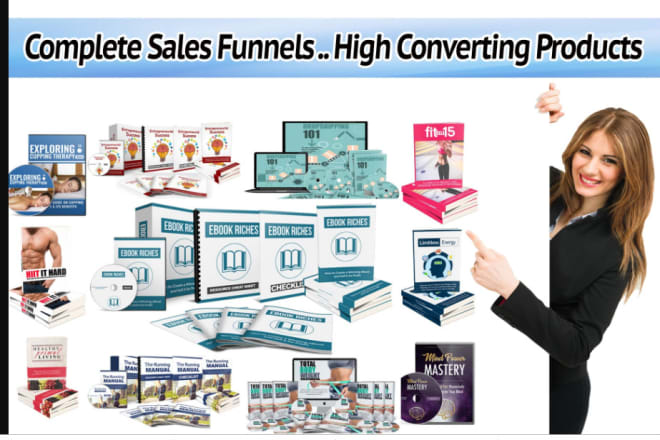 I will send 250 complete sales funnels with hot niches