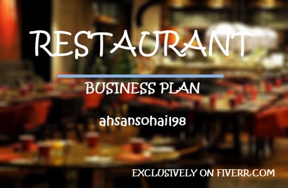 I will send a startup restaurant business plan template