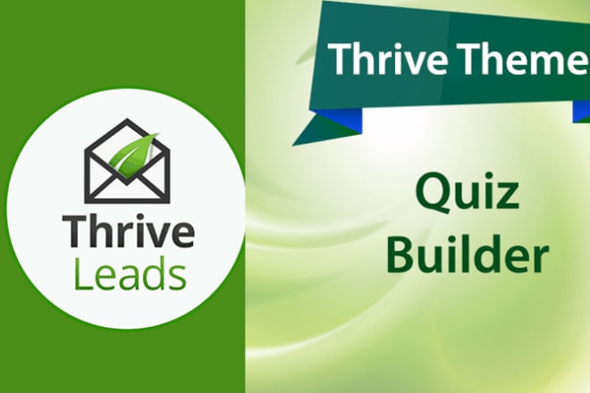 I will set thrive leads, thrive quiz builder, wordpress quiz, ribbon on your website