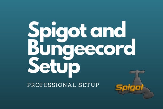 I will setup a spigot bungeecord or bukkit server