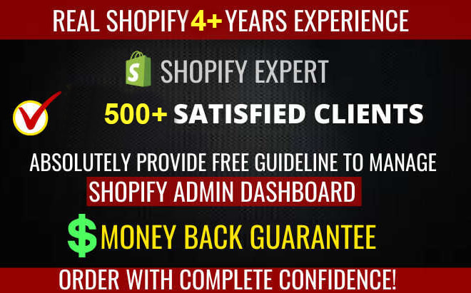 I will setup and customize shopify website shopify dropshipping store