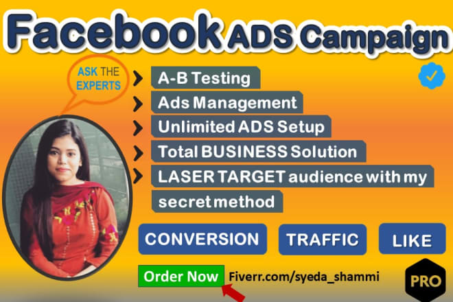 I will setup facebook ads campaign for your business