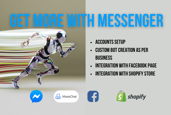 I will setup manychat messenger marketing bot
