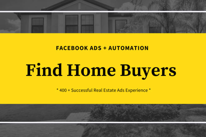 I will setup real estate buyers lead campaign using facebook ads