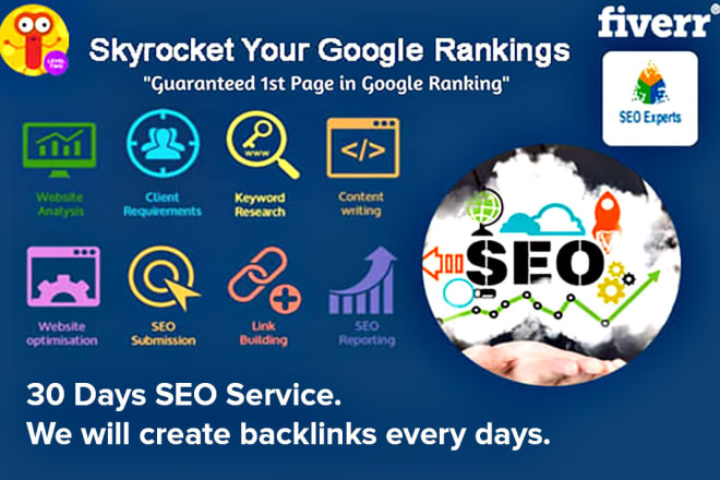 I will skyrocket your google rankings with offer white hat organic SEO