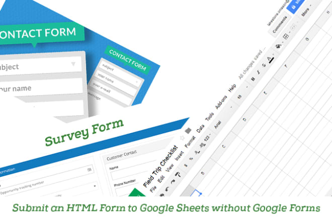 I will submit an HTML form to google sheet